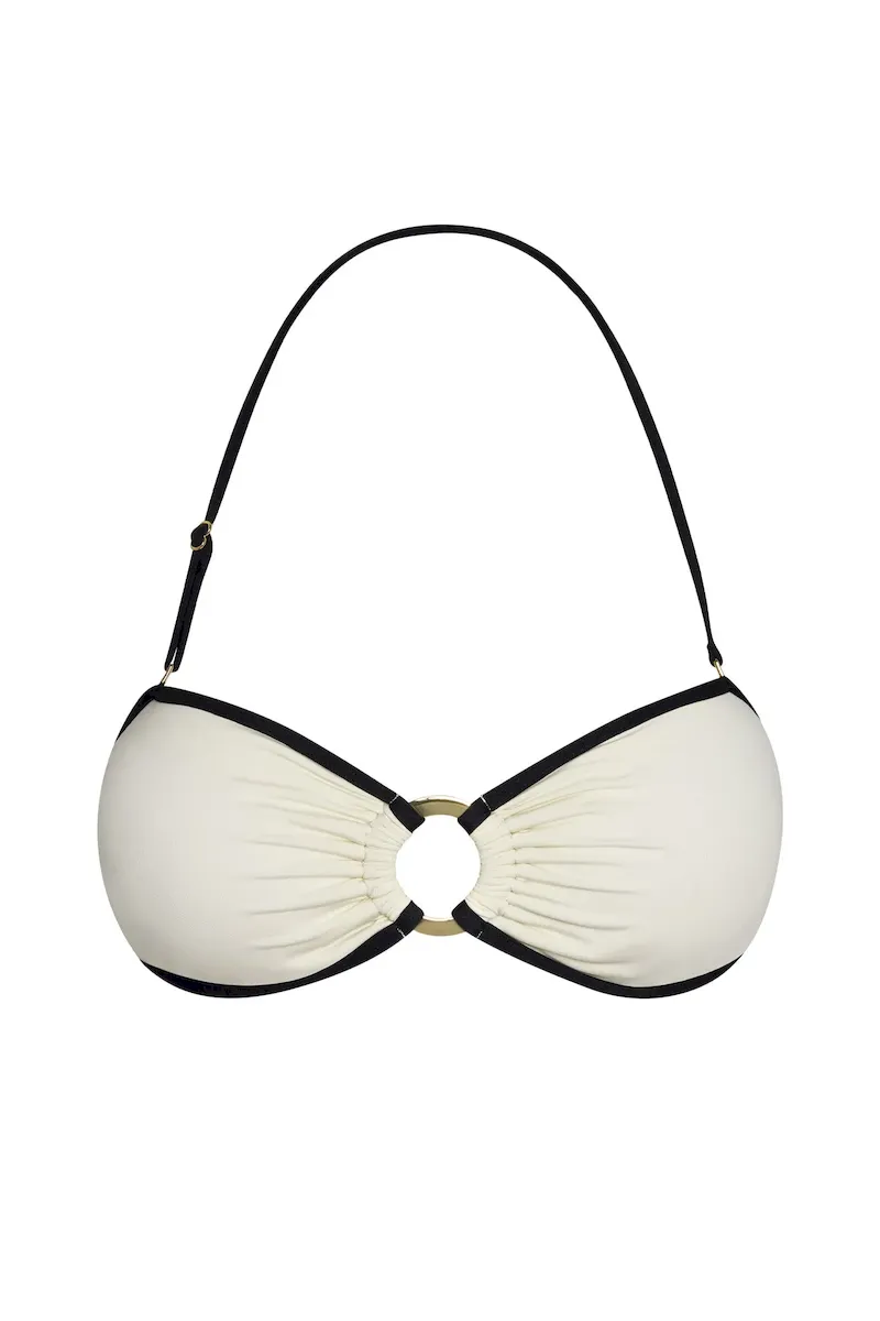 Costa Rica Top Ivory/Black