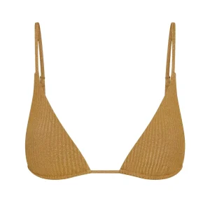 Kauai Top Antique Gold Lurex Rib