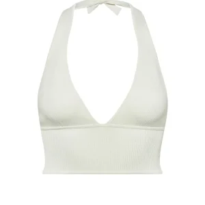 Laurel Canyon Knitwear Top White Rib