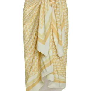 Marina Piccola Sarong Ivory Geo