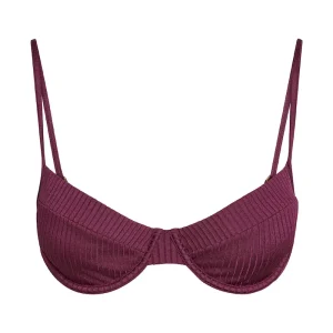 Maui Top Eggplant Wide Rib