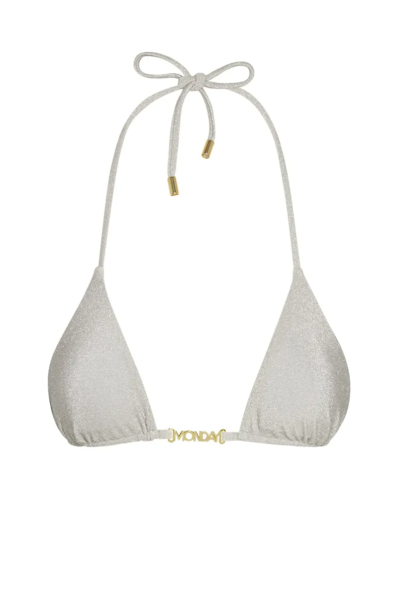 Monday Top Soft Silver Shimmer