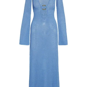 Montego Dress Azure Lace Crochet