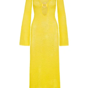 Montego Dress Limoncello Lace Crochet
