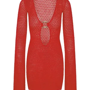 Montego Mini Dress Chili Pepper Lace Crochet