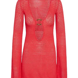 Montego Mini Dress Strawberry Lace Crochet