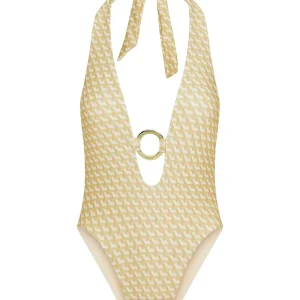 Montego One Piece Ivory Geo