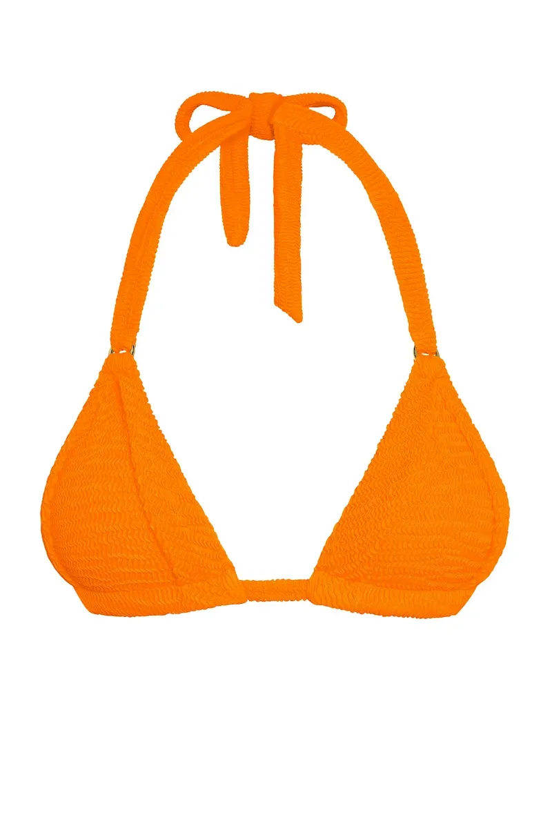 Morocco Top Tangerine Crinkle