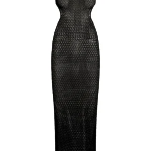 Marrakesh Dress Black Lace Crochet