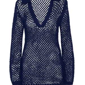 Newport Dress Midnight Crochet