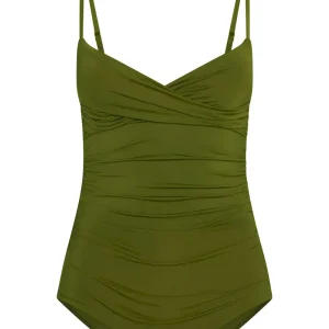 Bordeaux One Piece (Full Coverage) Olive