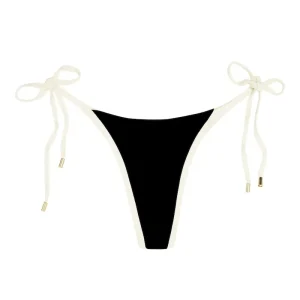 Palma Thong Black/Ivory