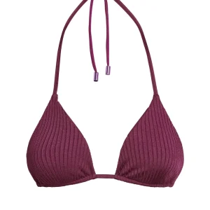 Palma Top Eggplant Wide Rib