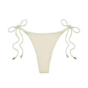 Palma Bottom Ivory Shiny Rib
