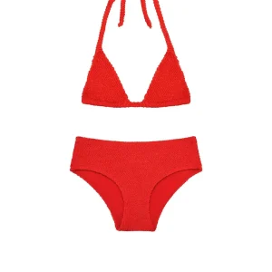 Palma Top & Seychelles Bottom Set Chili Pepper Crinkle