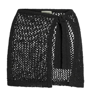 Santa Marta Sarong Black Petit Crochet