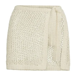 Santa Marta Sarong Ivory Petit Crochet