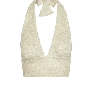 Santa Monica Top Ivory Sequin