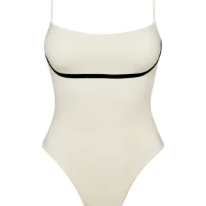 Sausalito One Piece Ivory/Black