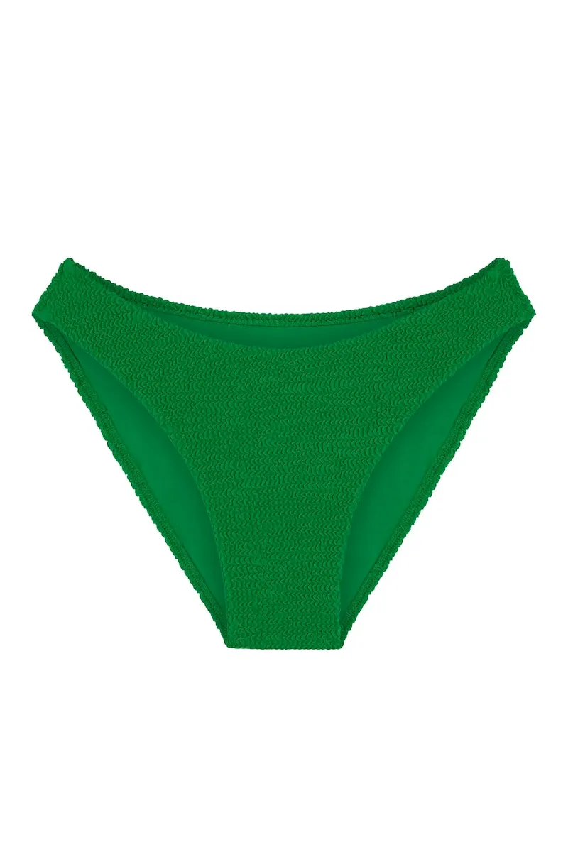 Seychelles Bottom Palm Green Crinkle (Modest Coverage)