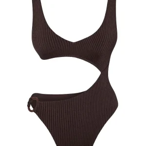 St. Barth’s One Piece Espresso Wide Rib