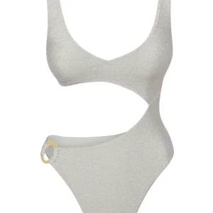 St. Barth’s One Piece Soft Silver Shimmer