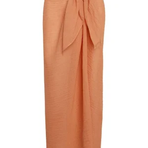 St. Tropez Sarong Desert Rose Crinkle Linen