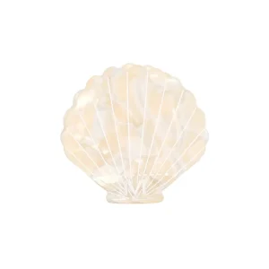 Sanibel Shell Hair Clip Ivory Swirl