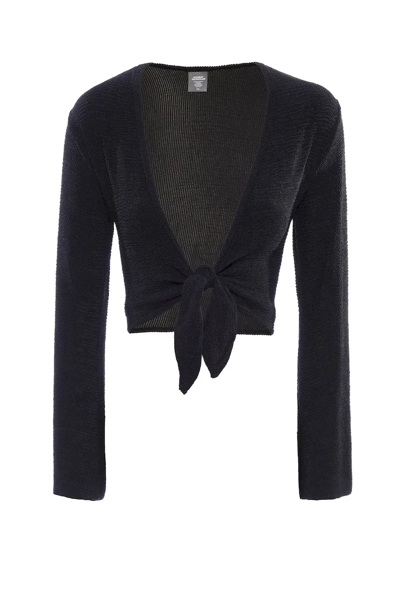 St. Barth’s Top Black Crinkle