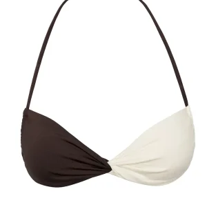 Tamarama Top Espresso/Ivory
