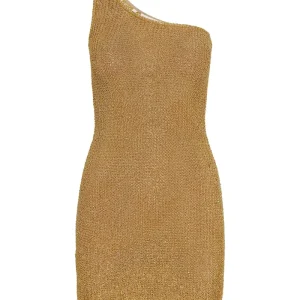 Taormina Dress Antique Gold Sequin Knit