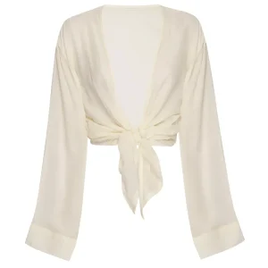 Tahiti Tie Top Ivory