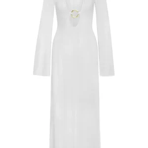 Montego Dress White Linen