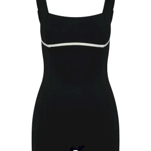 Zion Romper Black/Ivory
