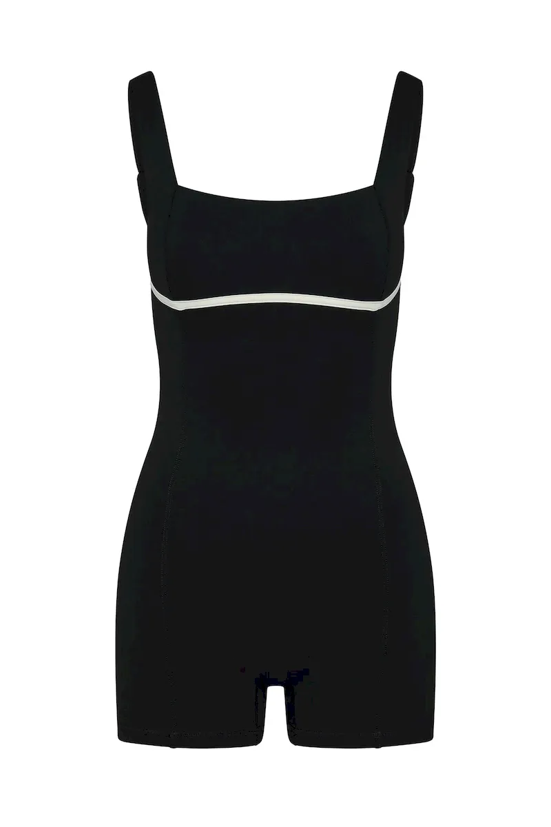 Zion Romper Black/Ivory